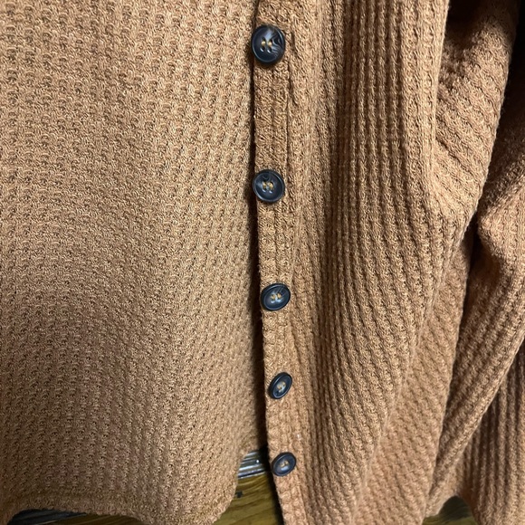 Sky & Sparrow Tie Front Knit Sweater - Picture 3 of 5